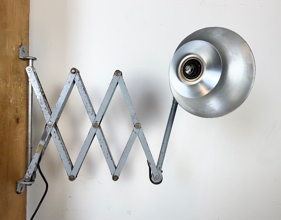Image 1 of Industrial Scissor Wall Lamp by Curt Fischer for Midgard, 1930s
