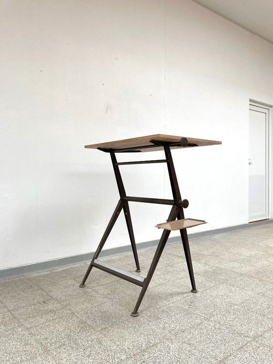 Image 1 of Tavolo da disegno e sedia Friso Kramer/Wim Rietveld dal design vintage