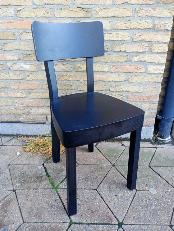 Image 1 of Paola navone gervasoni Italia chaises 123 noir 4 pcs 