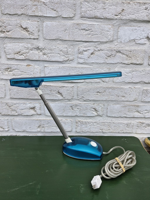 Artemide Microlight Designer-Tischleuchte - blau transparent