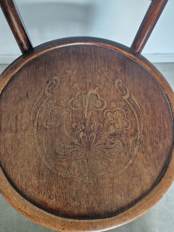 Art Nouveau Bentwood Chair by W. Baumann & Cie, Dining chairs, Brown (photo 2 of 5)