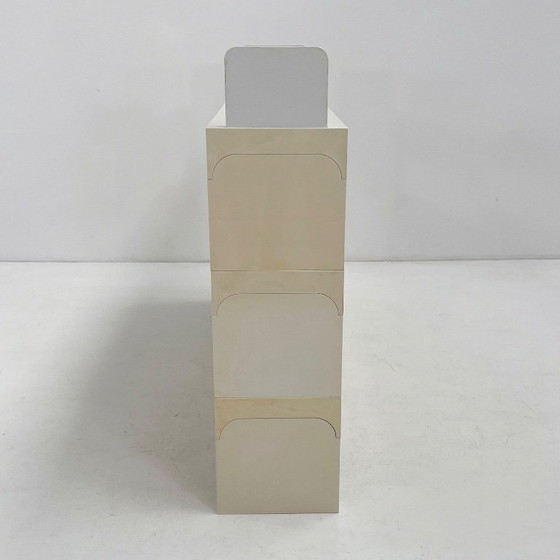Image 1 of Witte modulaire plank van Olaf Von Bohr voor Kartell, jaren 70