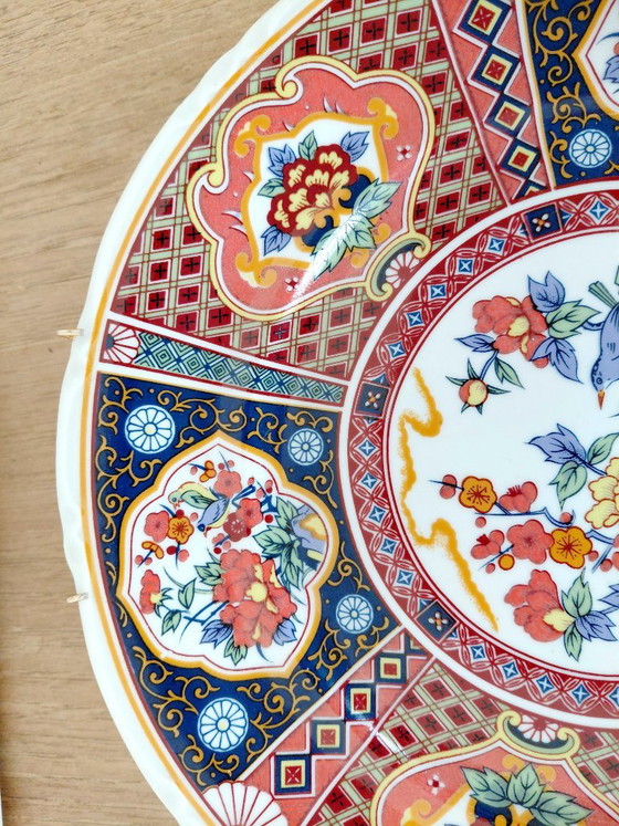 Piatto da Parete Giapponese Imari, Marchio Yamatoku, Periodo Meiji – Yamatoku - Arita - Meiji - Taisho (photo 3 of 9)