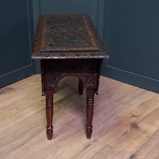 Image 1 of Banco con somier del siglo XIX