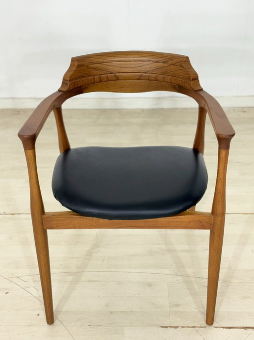 High-quality Danish style armchair / retro living room chair / chair / retro vintage dining room chair (photo 2 of 9)