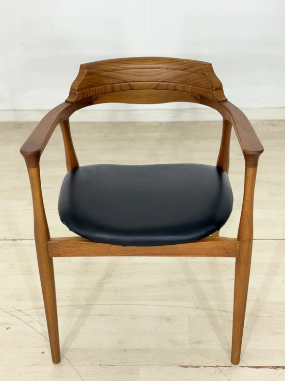 High-quality Danish style armchair / retro living room chair / chair / retro vintage dining room chair (photo 2 of 9)
