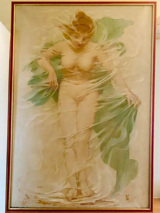 Großes Gemälde Eymonnet