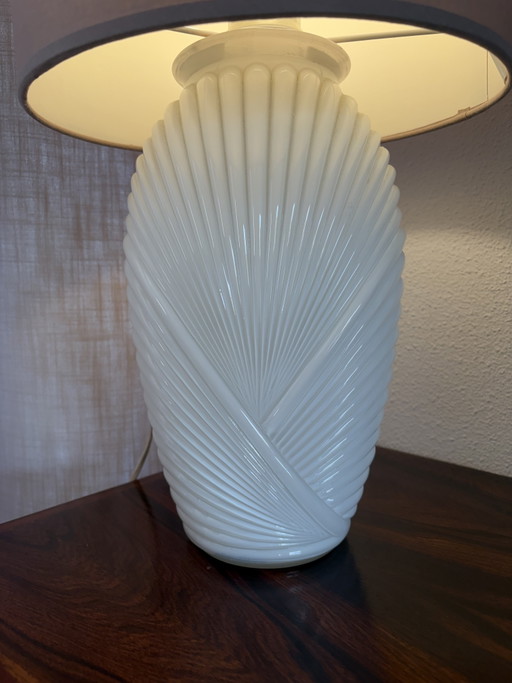 Lampada da tavolo/Vaso Vintage Art Deco Anchor Hocking