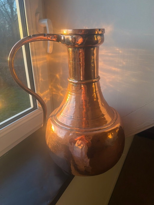 Brocca di rame d'epoca