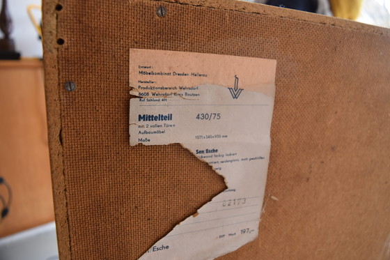 Image 1 of Mid Century Dresser Vintage Cabinet Highboard Hellerau Chest of Drawers