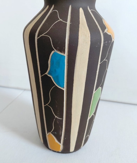 Bay Keramik WGP Vase (Model 606-20) Valencia Jr '60 – Jasba, Ceramic (photo 7 of 12)
