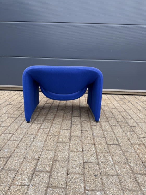 Image 1 of Artifort F598 Groovy armchair by Pierre Paulin, Bleu électrique