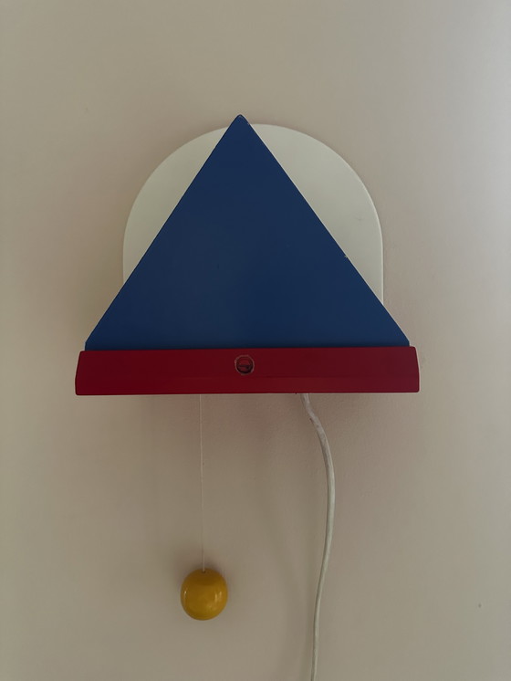 Image 1 of Lampada da parete vintage postmoderna Stoja Ikea in stile Memphis, anni '80