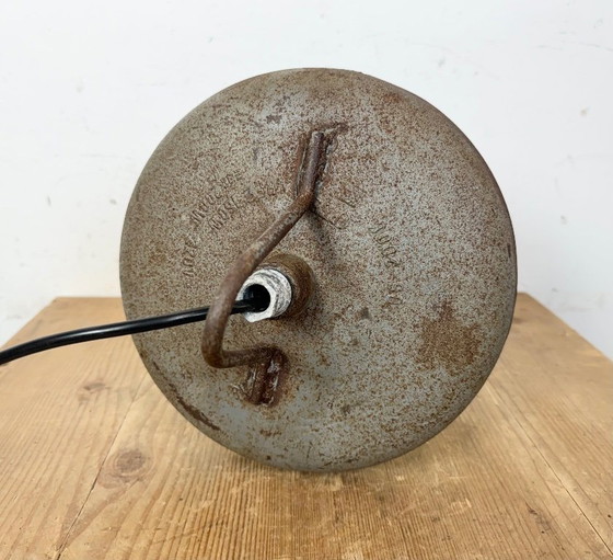 Image 1 of Lampada a sospensione industriale in ghisa a gabbia, anni '60