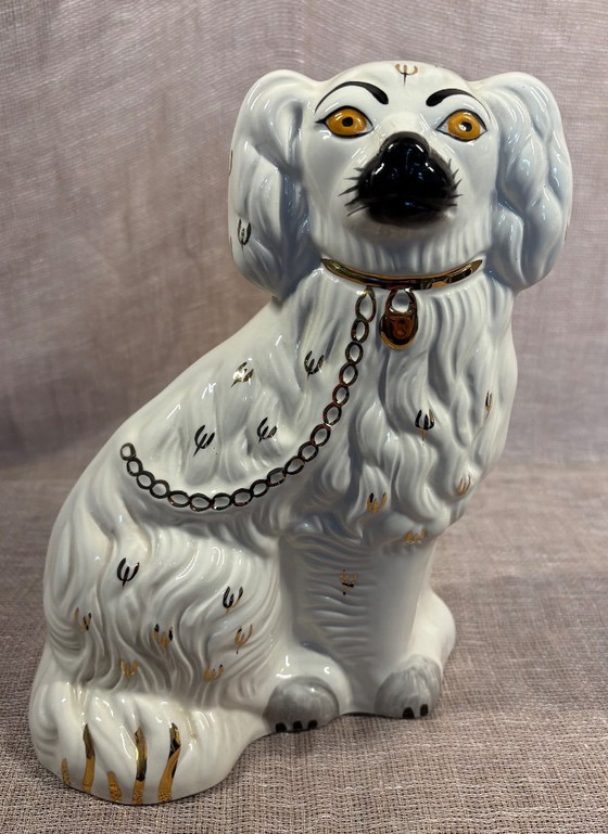 Beswick Staffordshire-spaniëls. Model 1378-3 (26 cm, Set van 2) – Decoratieve objecten, Ceramic (photo 5 of 14)