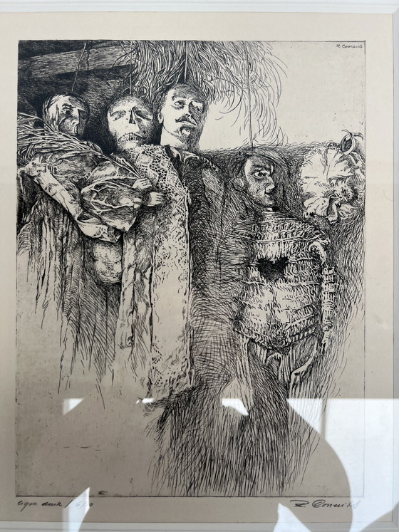 Image 1 of Peinture (gravure) de Raf Coorevits 1934