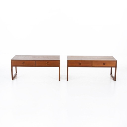 2x Vintage IKEA Beistelltische