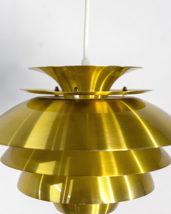Image 1 of Barcelona Pendant Lamp by Bent Karlby for Lyfa, Denmark, Circa 1980