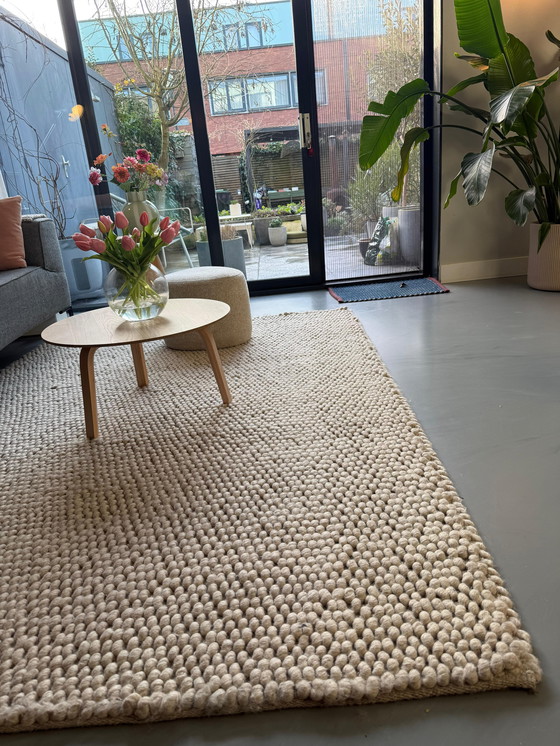 Image 1 of Heu-Erbsen-Teppich, 100 % Wolle