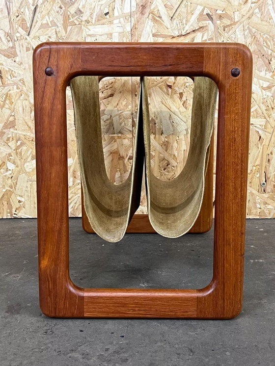 Image 1 of 60's 70's Porte-revues Aksel Kjersgaard Teck & daim