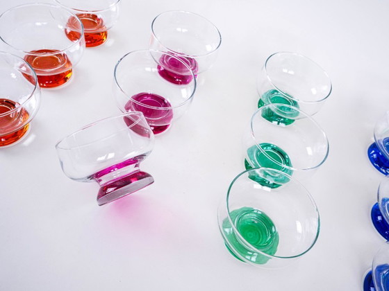 Image 1 of Set of dessert bowls, Italian design, 1970s, made in Italy