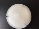 Lampada da soffitto vintage IKEA a forma di piramide T9317 — Teepee in vetro satinato, anni '90