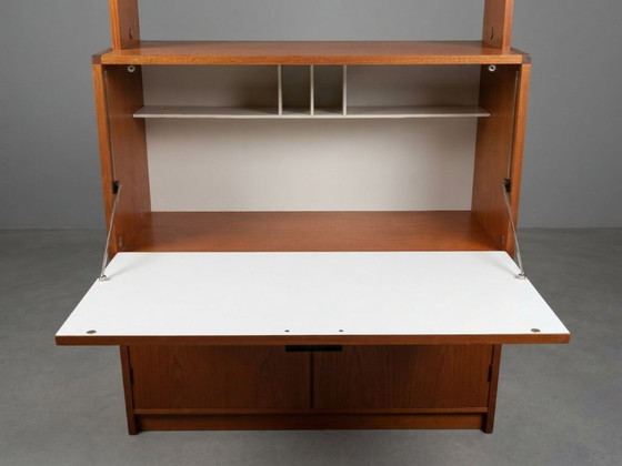 Cees Braakman para Pastoe Gabinete Secreter de Teca – Años 60 – Armarios de pared, Wood (photo 4 of 6)