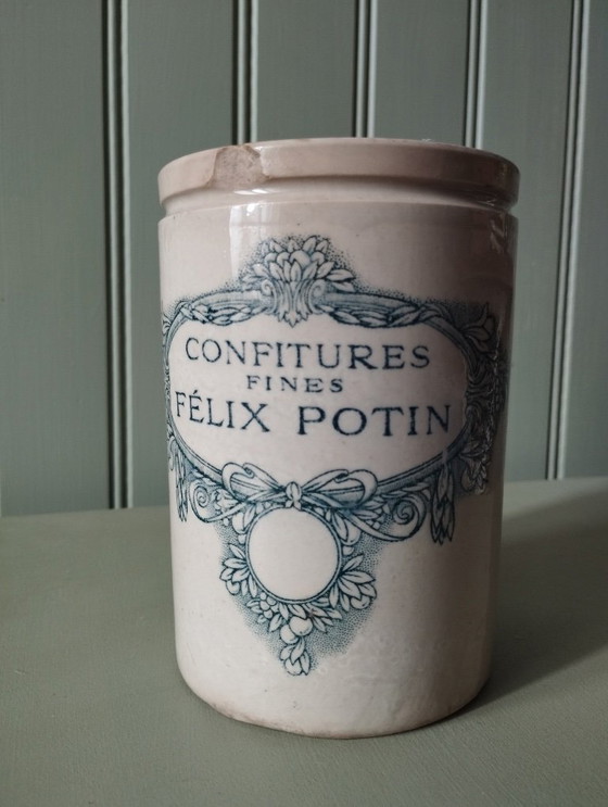 Image 1 of Barattolo di marmellata vintage Félix Potin