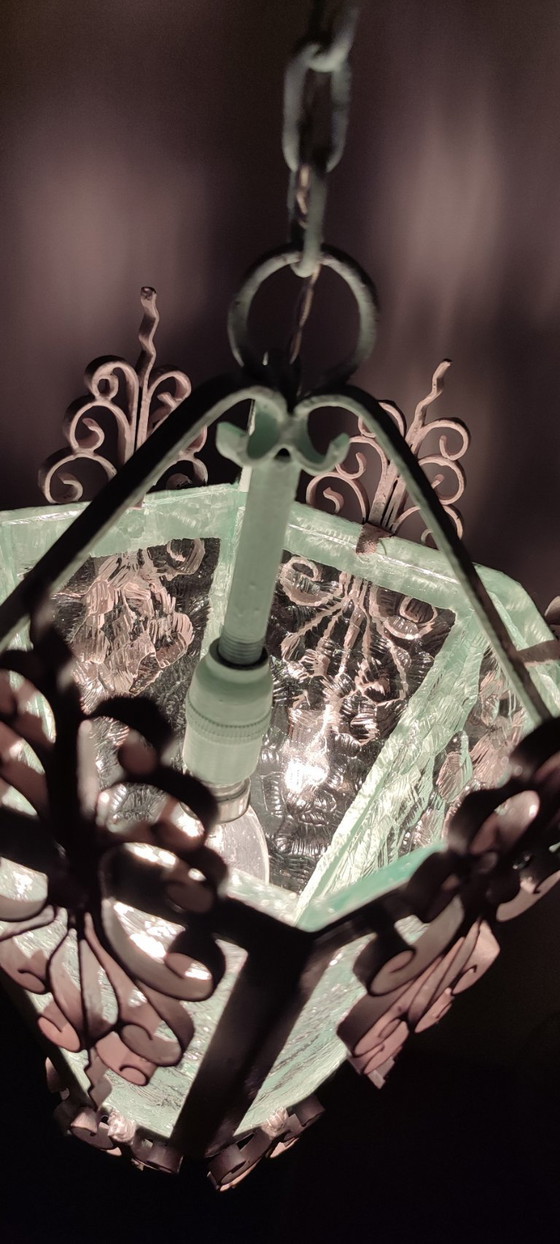 Image 1 of Lampada da soffitto o lanterna, Spagna, anni &#39;80