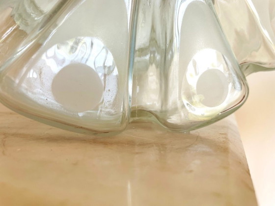 Image 1 of Plafón o aplique flor de cristal