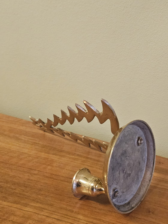 Image 1 of Messing Vintage Kerstboom Kandelaar Kaarsenhouder