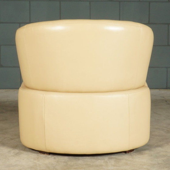 Ensemble de fauteuils vintage en cuir beige – Leather (photo 5 of 12)