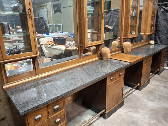 Image 1 of Muebles de peluquería Barbero Barbería Antiguo
