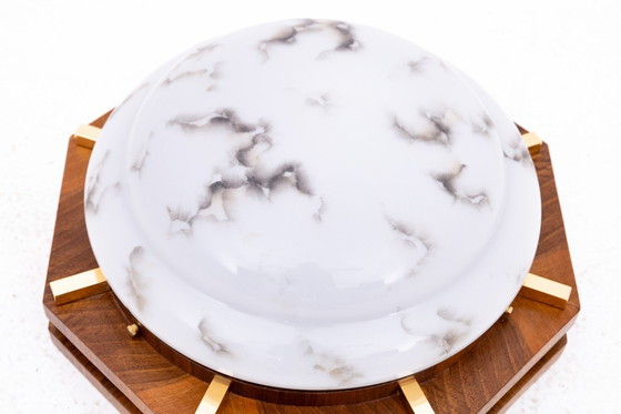 Image 1 of Lampada da soffitto Art Déco, Polonia, anni '50.