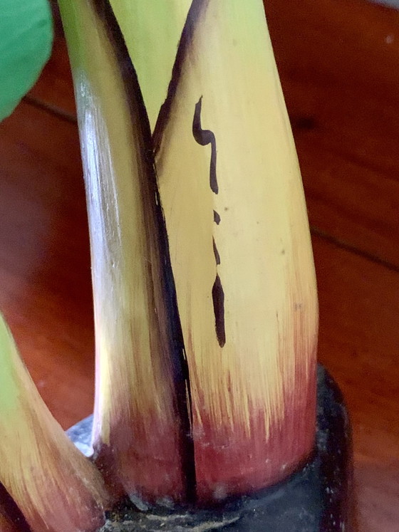 Bernadette Schillings Painted Wooden Banana Tree 30 cm – Decorative Objects (photo 14 of 14)