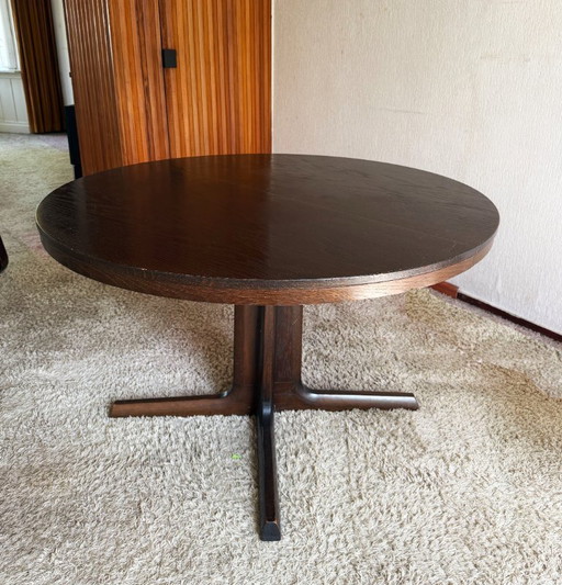 Vintage ronde eettafel Deens - Farstrup - Mid Century