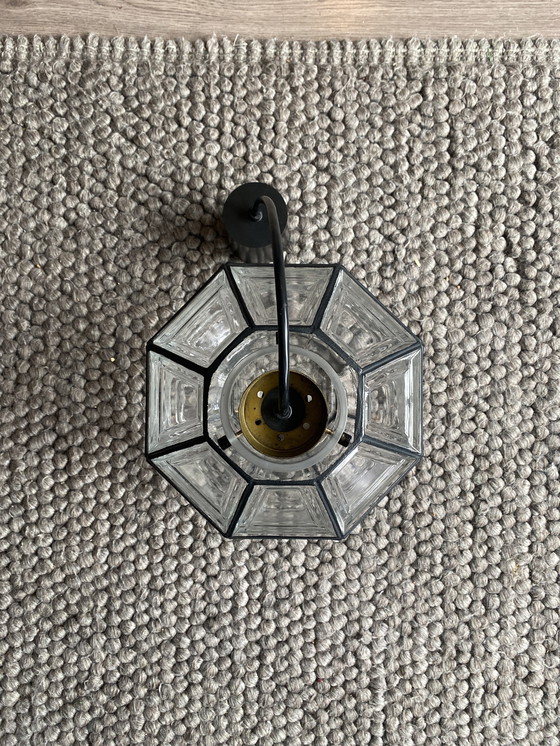 Image 1 of Glashütte Limburg hanglamp uit de jaren 60 of 70