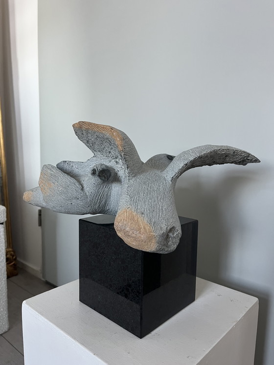 Image 1 of Scultura Inseparabili Katsvansa uccelli piedistallo