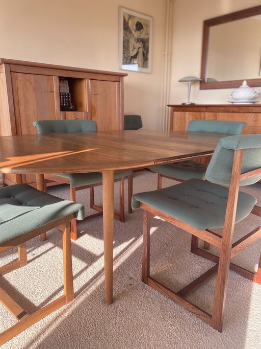 Tavolo e sedie da pranzo di George Petersen