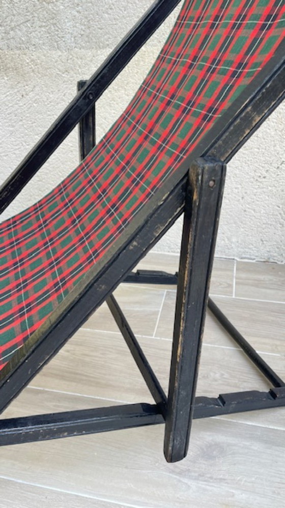 Vintage Canvas Folding Sun Lounger – Sunbed (photo 17 of 35)