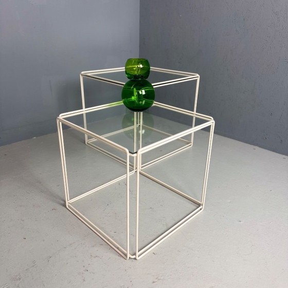 Image 1 of Tables d'appoint vintage Isocele de Max Sauze pour Atrow