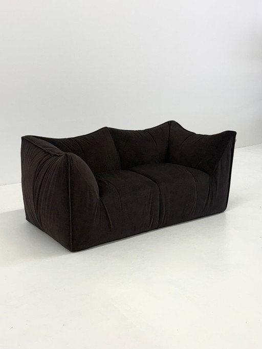 Sofá Bambole vintage en marrón oscuro de Mario Bellini para B&B Italia