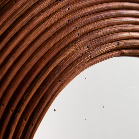 Image 1 of MK10991 Espejo con marco de caña