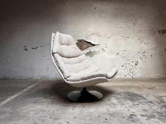 Image 1 of Poltrona Artifort F510 – Geoffrey Harcourt – Originale – Design dell'era spaziale