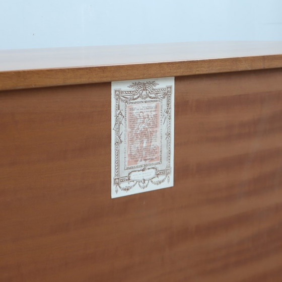Vintage jaren 1970 Italiaans massief Maxxello Walnoot dressoir Scarpa, Michelucci stijl – PIAROTTO MOBILI (photo 12 of 12)