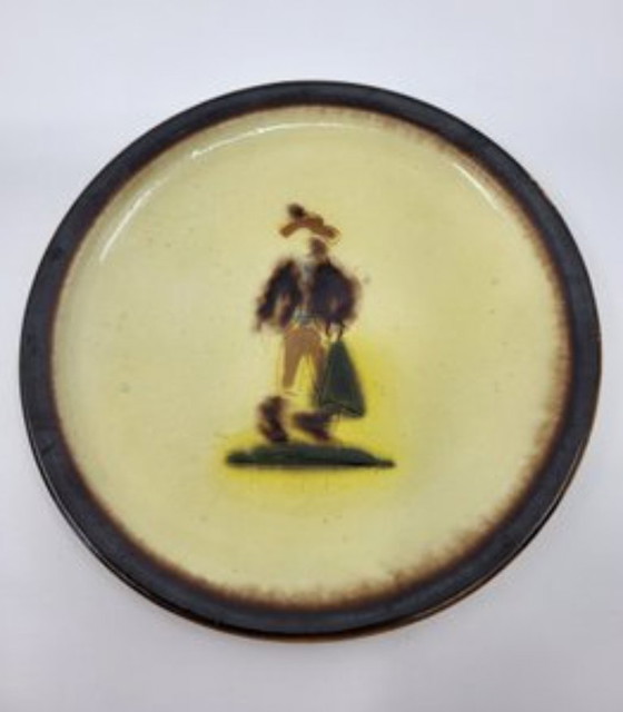 Image 1 of Diner servies Atelier Cerenne Vallauris Frankrijk Côte-d'Azur 1950 set van 13