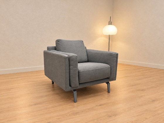 As good as new Leolux Bellice Armchair + WARRANTY, Other, Metal, Grey, Modern (photo 3 of 7)