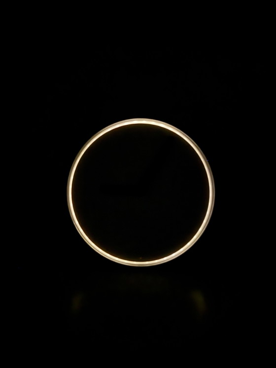 IKEA STOLPA Vintage Wall Clock with Illuminated Rim – Plastic (photo 6 of 6)