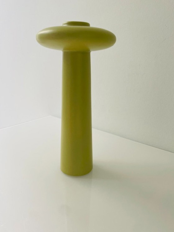 Image 1 of WPDesign design vase in moss green – sculptural modern design