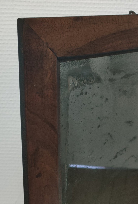 Image 1 of Specchio in legno con vetro patinato dei primi del XX secolo